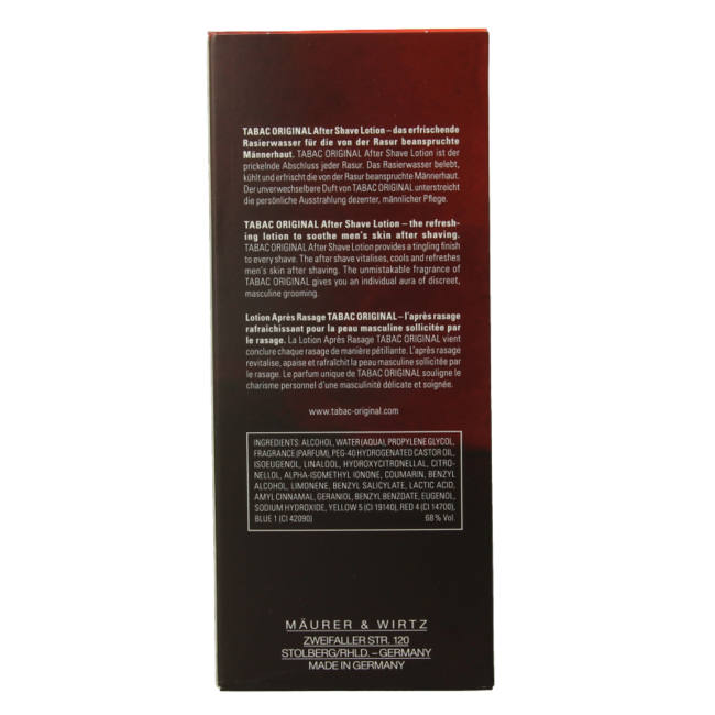 Tabac Original aftershave lotion 150 Millilitres