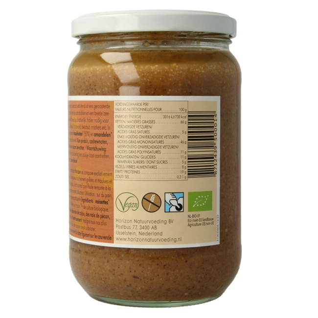 Horizon Bio-Nussmus, gemischt, 650 Gramm