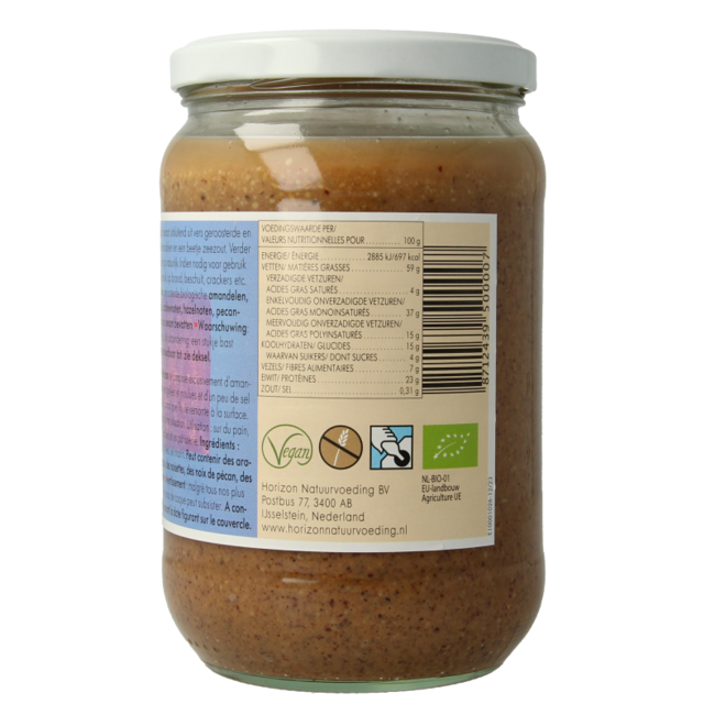 Horizon Crema di Mandorle Biologica 650 Grammi