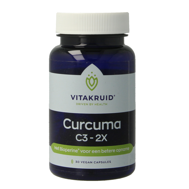 Vitakruid Curcuma C3-2X con Bioperine | 95% Curcuminoidi