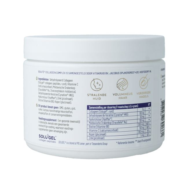 Vitakruid Beauté Collagen Complex Keratin Hyaluronic Acid 138g