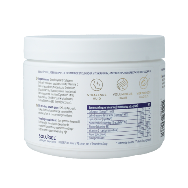 Vitakruid Beauté Complexe Collagène Kératine Acide Hyaluronique 138 g