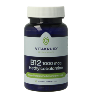Vitakruid B12 1000 mcg Metilcobalamina Attiva 180 Compresse Sublinguali
