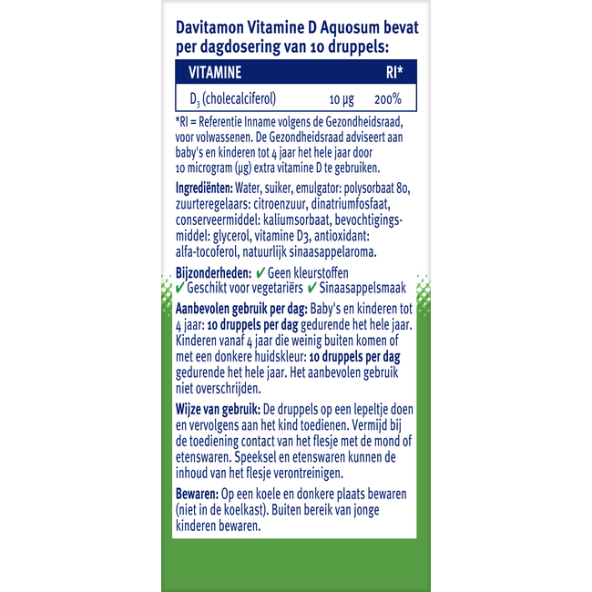 Vitamine D aquosum 25 mililitros