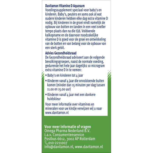 Vitamine D aquosum 25 mililitros