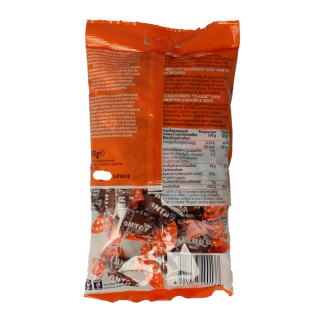 Menthol classique 165 g