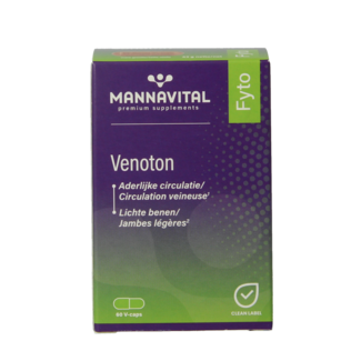 Mannavital Mannavital Venoton 60 Vegetarische capsules