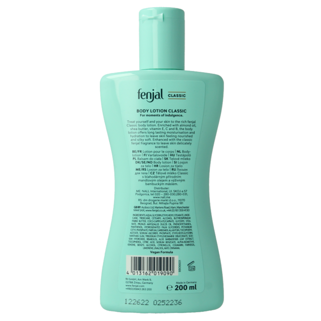 Lait corporel classique 200 ml