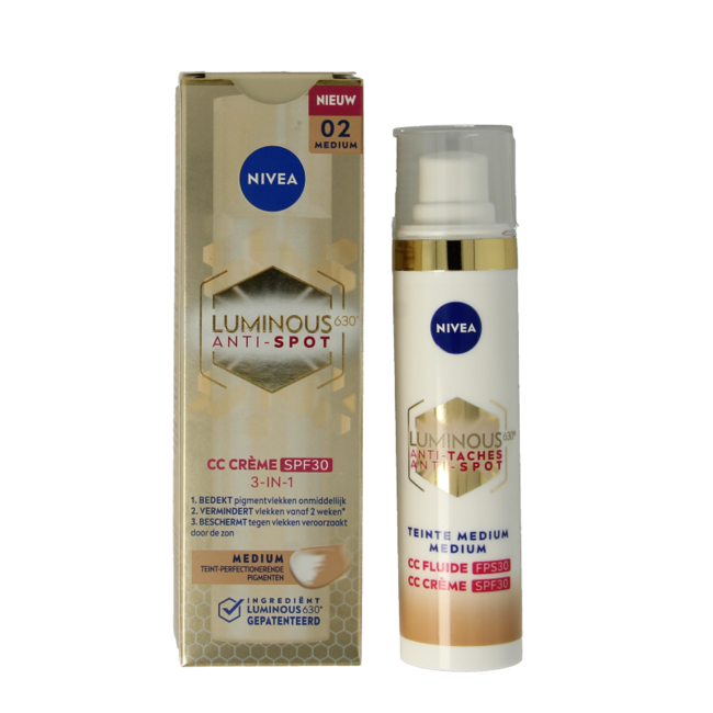Nivea Cellular Luminous 630 Fluid Medium SPF30 40ml
