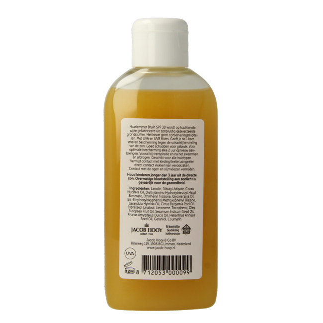Jacob Hooy Haarlemmerbruin LSF30 150 Milliliter