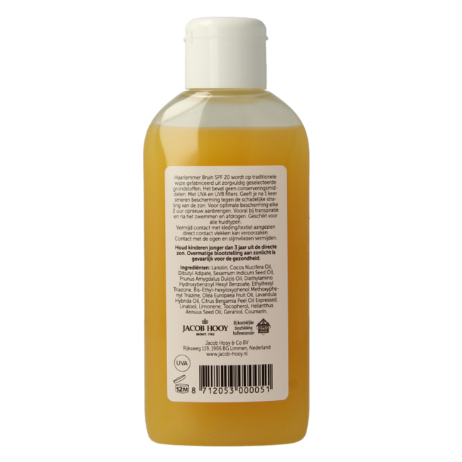 Jacob Hooy Haarlemmerbruin SPF20 150 mililitros