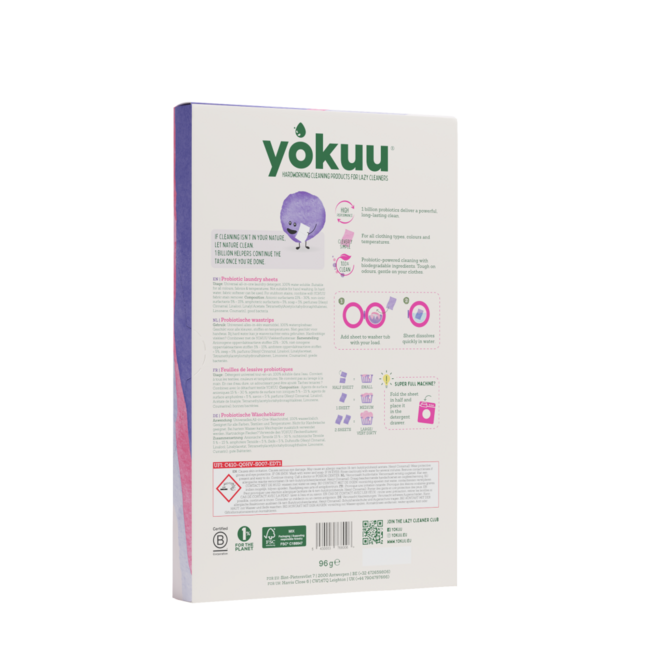 Feuilles de lessive lavande 96 g