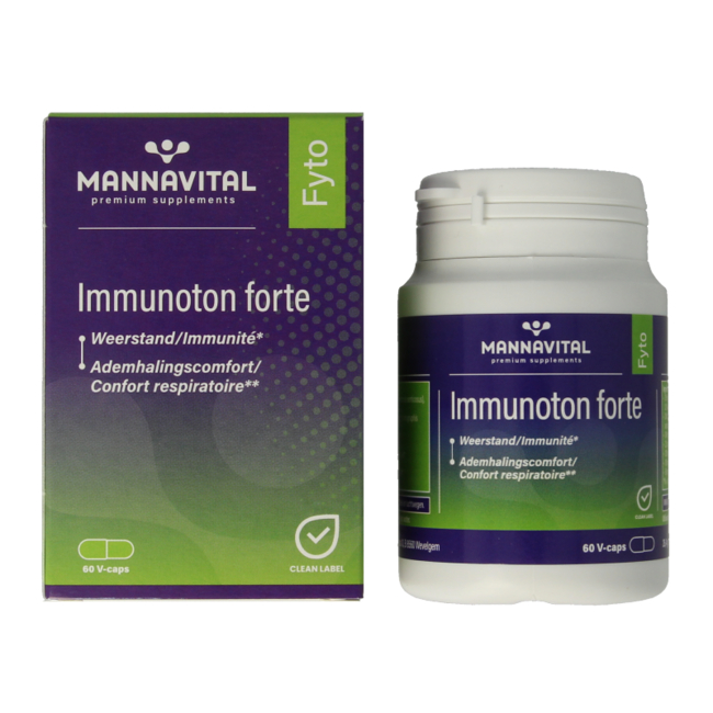 Mannavital Immunoton forte 60 Capsule vegetariane