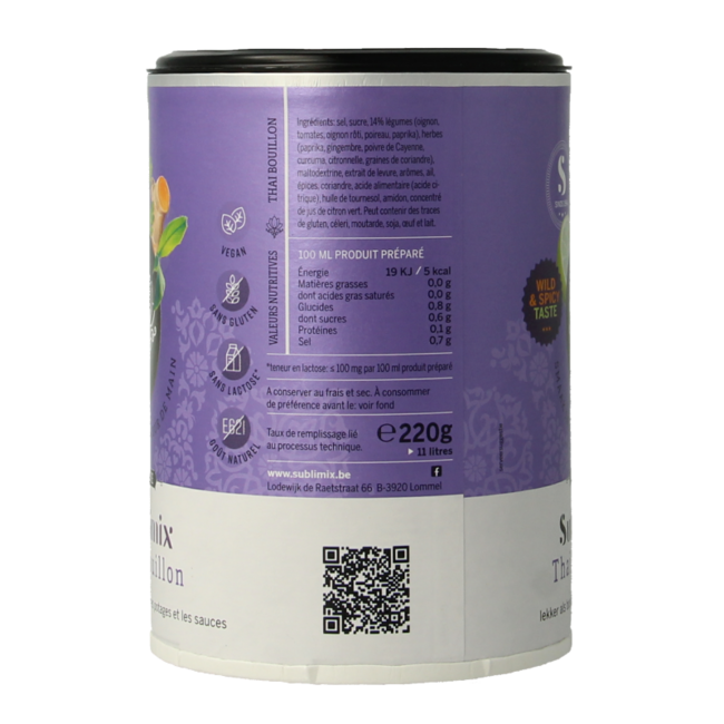 Sublimix Thai bouillon 220 Gram