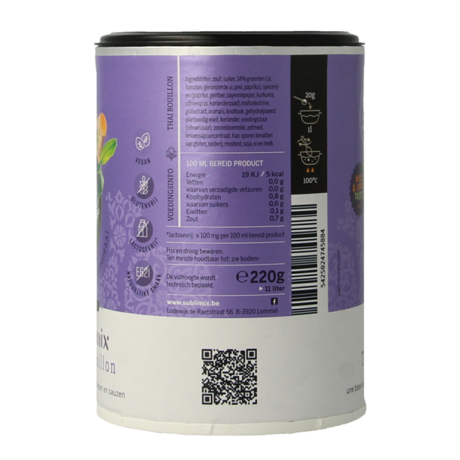 Bouillon Thaï Sublimix 220 g