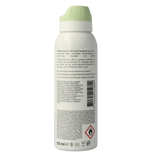 Therme Deospray Antitranspirant Extra Dry 125 Milliliter