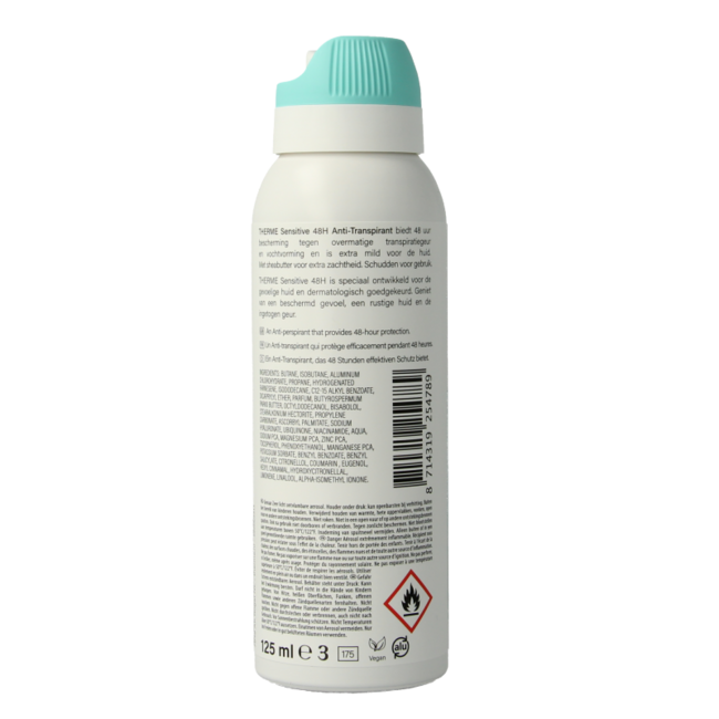 Therme Deospray Antitranspirant Sensitive 125 ml