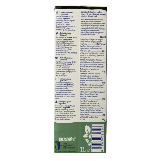 Isola Bio Protein plus organic 1000 Millilitres
