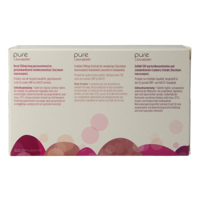 Pure Cranberry 500 mg 60 Tabletten