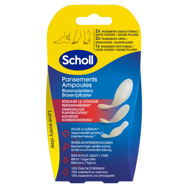 Scholl Blister Plasters mix 5 Pieces