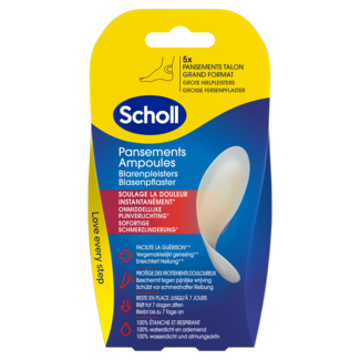 Dr. Scholl's Scholl Apósito para ampollas talón grande 5 unidades