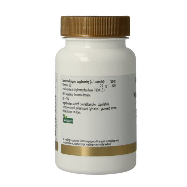 Golden Naturals Vitamina D3 25mcg vegana 120 Cápsulas