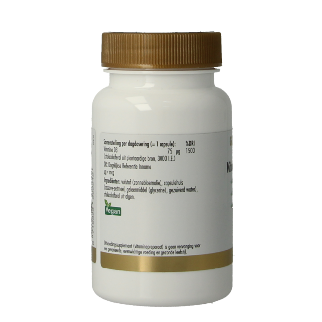 Golden Naturals Vitamin D3 75 µg vegan 120 Kapseln