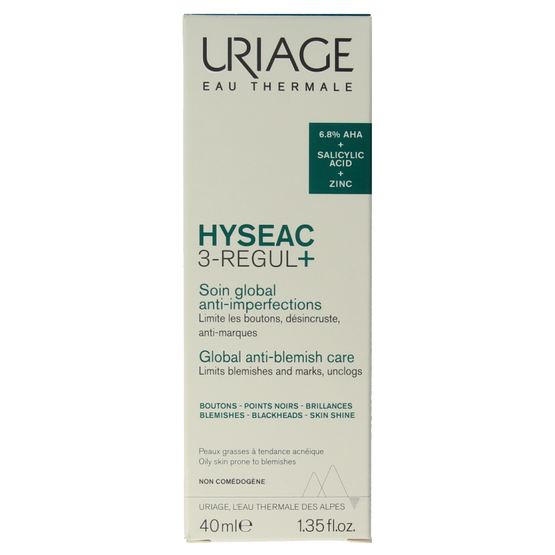 Uriage Hyseac 3-regul+ 40 Mililitros