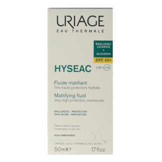 Uriage Uriage Hyseac fluide SPF50+ 50 Milliliter