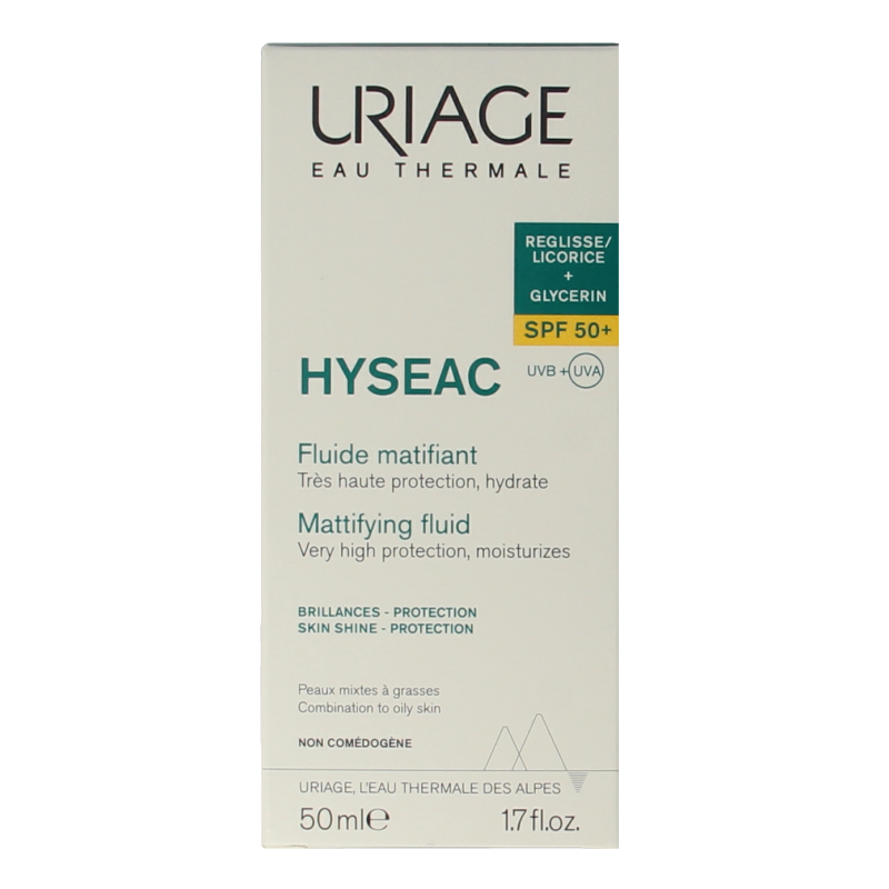 Uriage Hyseac fluido SPF50+ 50 mililitros