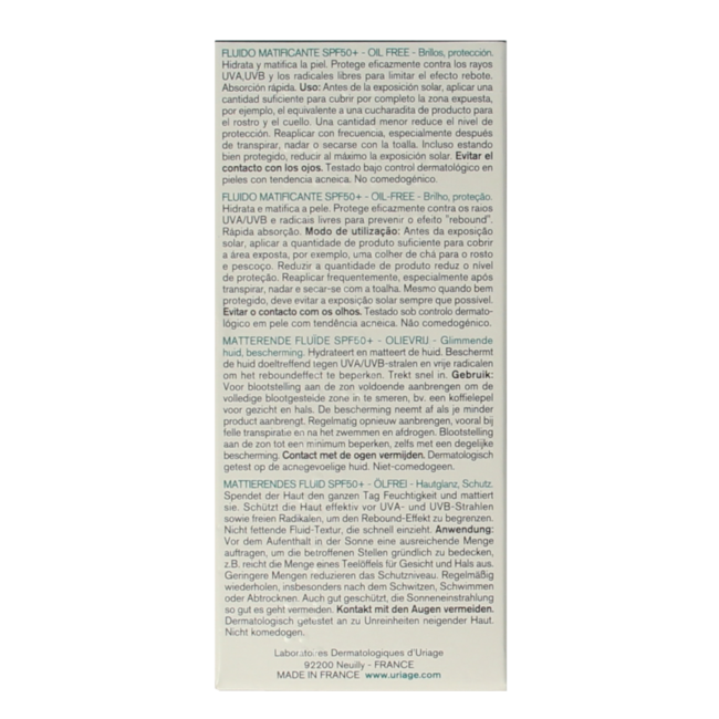 Uriage Hyseac fluide SPF50+ 50 Milliliter