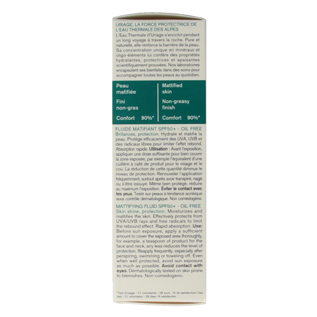 Uriage Hyseac fluide SPF50+ 50 Milliliter