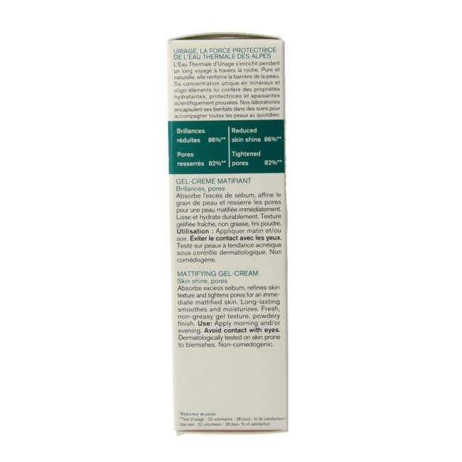 Uriage Hyseac mat 40 Millilitres