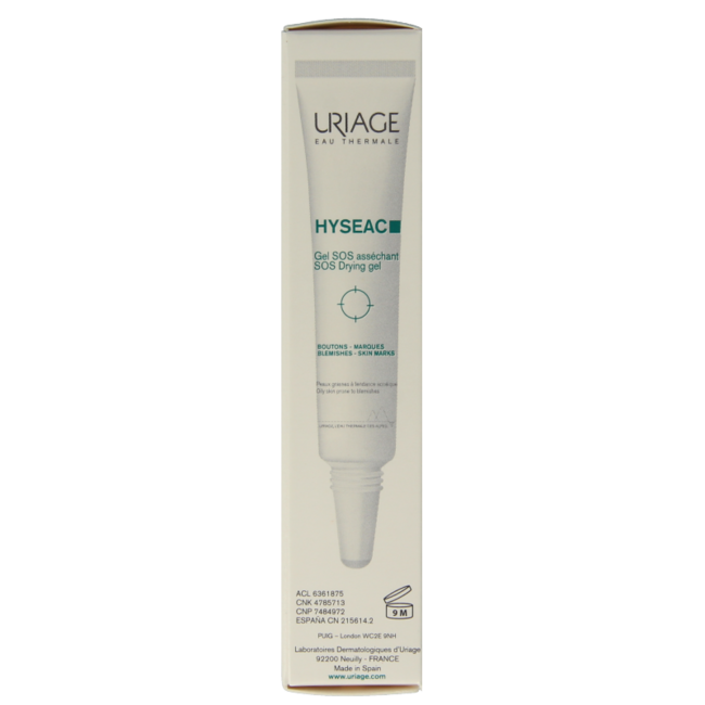 Uriage Hyseac SOS drying gel 15 Millilitres