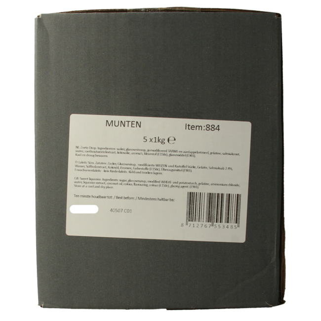 Lukrecja monetowa Meenk (Muntdrop) 5 Kilogramów