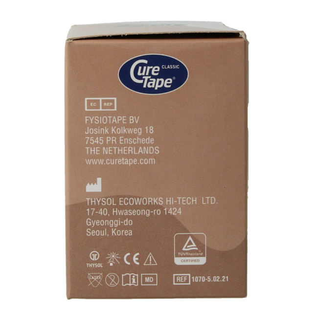 CureTape Sports beige 5m x 1cm 5 unidades