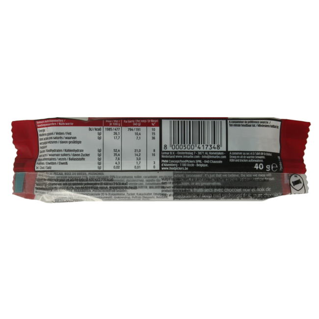 Eat Natural Dunkle Schokolade mit Cranberries & Macadamia 40 Gramm