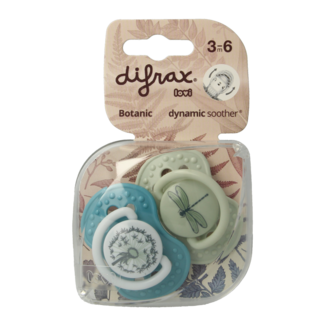 Difrax Sucette dynamique Lovi Botanic 3+ mois 1 pièce