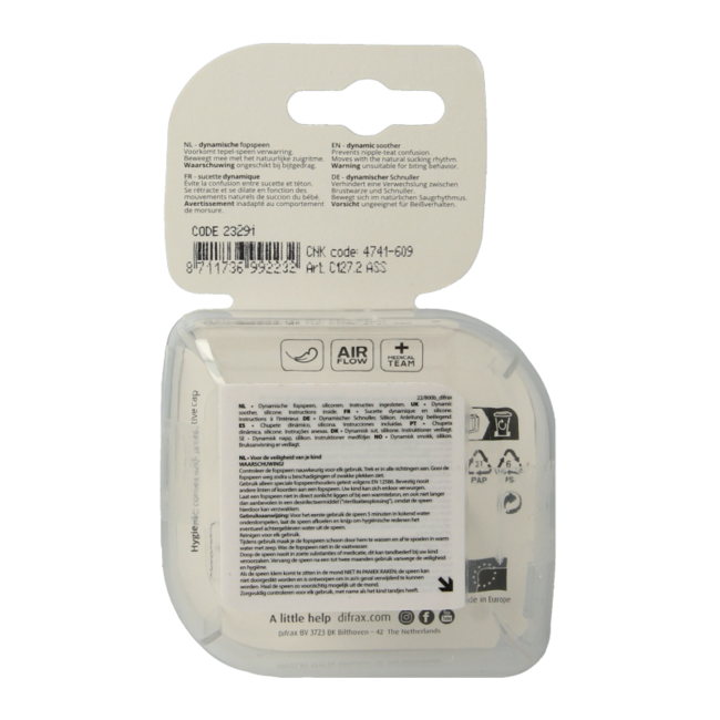 Sucette Lovi Harmony 6-20 mois assortie, lot de 2