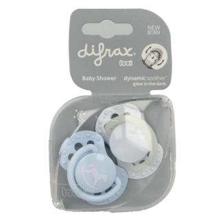 Difrax Lovi sucette nouveau-né assorti 1 pièce