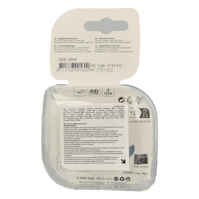 Lovi newborn dummy assorted 1 piece