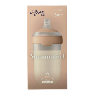 Difrax Biberon Lovi Mammafeel 250 ml, 1 unité