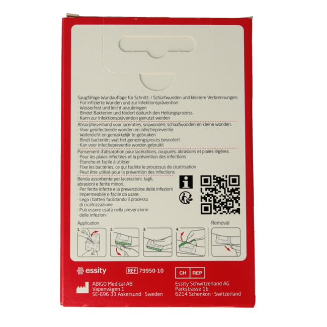 Leukomed Sorbact Infektionskontrolle 50 x 72 mm, 3 Stück