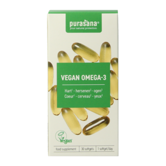 Purasana Purasana Vegan Omega-3 Algenöl 30 Softgels