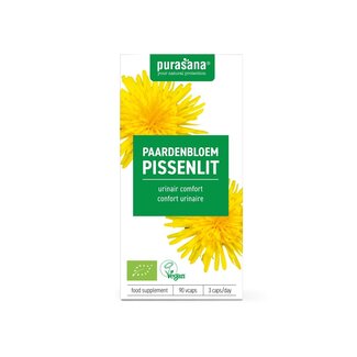 Purasana Purasana Paardenbloem vegan bio 90 Vegetarische capsules