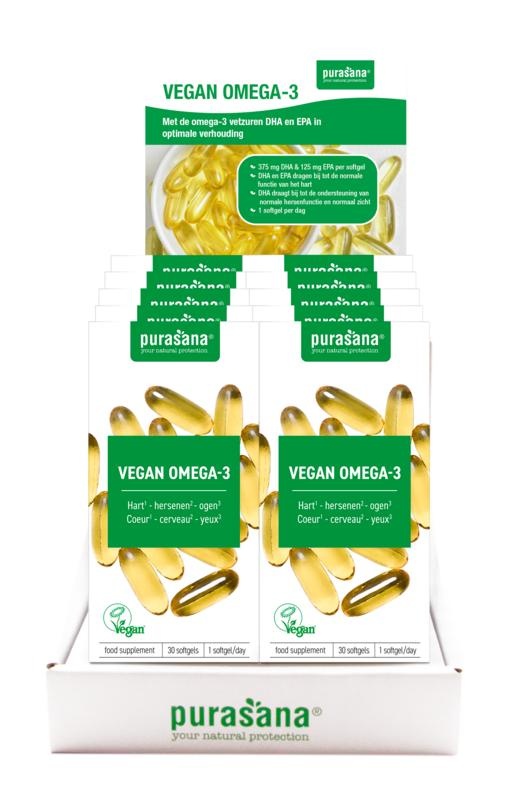 Purasana Omega-3 Vegano | Supporto Cuore, Cervello, Vista