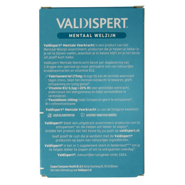 Valdispert Mental Resilience 30 Tablets