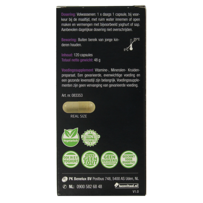 Lucovitaal Volume Capillaire Max, paquet de 120 Capsules