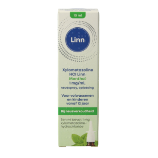 Linn Spray nasal xilometazolina/mentol 1 mg 10 ml