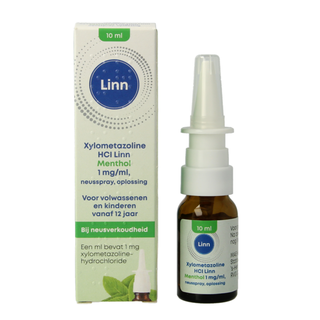 Spray nasal xilometazolina/mentol 1 mg 10 mililitros
